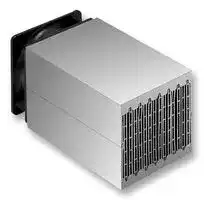 LA 17/200 230V: Fan / Force Cooled Heat Sink, Hollow Fin Aggregate, 0.08 °C/W, 120 mm, 122 mm, 200 mm, 160 m³/h