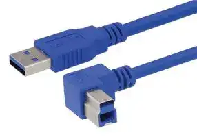 CA3A-90RB-03M.: USB CABLE, 3.0 A PLUG-B PLUG, 0.3M, BLUE
