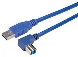 CA3A-90UB-1M: USB CABLE, 3.0 A PLUG-B PLUG, 1M, BLUE
