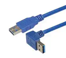 CA3A-90DA-03M.: USB CABLE, 3.0 A PLUG-A PLUG, 0.3M, BLUE