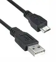 3025031-06: USB CABLE, 2.0 TYPE A-MICRO B PLUG, 6FT