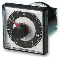 H3AM-NS-B300: Analogue Timer, Mechatronic, H3AM, On-Delay, 5 Ranges, 1 s, 60 h, 2 Changeover Relays