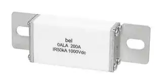 0ALABK150-BA: 1000V-RATED FUSE FOR EV/HEV/ESS APPLICATIONS, 150A,  STUD MOUNT WITH OFFSET BLADE 51AK0319