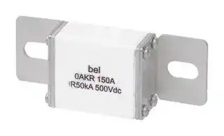 0AKRBK150-BB: 500V-RATED FUSE FOR EV/HEV/ESS APPLICATIONS, 150A, STUD MOUNT WITH OFFSET BLADE 51AK0310