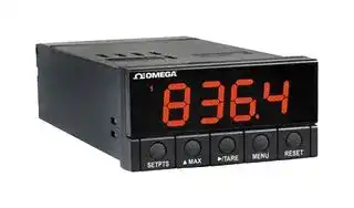 DP25B-E-DC10/32-AR: Panel Meter, Process, 4-Digit, 21 mm, 32 VDC, Analog, Relay, DP25B Series