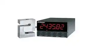 DP41-S-230-S2-A: Panel Meter, Strain Gauge, 6-Digit, 13.7 mm, 230 VAC, RS232, Isolated Analog, DP41 Series