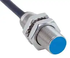 IMG12-08NPSZU2K: Inductive Proximity Sensor, 8mm, 3-Wire/PNP/NO, Cylindrical M12 Thread, Brass, 2m Cable, IMG Series