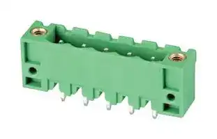 21.95MVF/6-E: Terminal Block, Header, 5.08 mm, 6 Ways, 20 A, 450 V, Through Hole Vertical