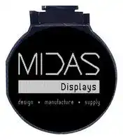 MCOT128128RV-WM: Graphic OLED, Circular, 128 x 128 Pixels, White on Black, 3V, I2C, Parallel, SPI, 37mm x 41.23mm