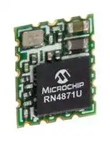 RN4871U-V/RM118: Bluetooth 5.0 Module, 1.9V to 3.6V Supply, 10Kbps, -90dBm Sensitivity, 2.402GHz to 2.480GHz