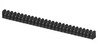 1-1546561-8 .: Panel Mount Barrier Terminal Block, 1 Row, 26 Ways, 12 AWG, 11.1 mm, 20 A