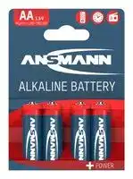 5015563: Battery, 1.5 V, AA, Alkaline Manganese Dioxide, 2.8 Ah, Raised Positive and Flat Negative, 4