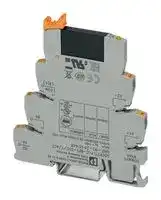 2900375: Solid State Relay, SPST-NO, 3 A, 33 VDC, DIN Rail, Spring Clamp