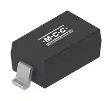 BAT46WHE3-TP: Small Signal Schottky Diode, Single, 100 V, 150 mA, 1 V, 750 mA, 125 °C