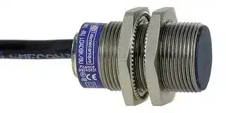 XS1N18PC410L2: Inductive Proximity Sensor, Cylindrical, OsiSense XS, M18, 5 mm, PNP-NO/NC, 12 to 24 Vdc, Pre-wired