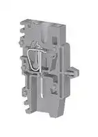 SCP-HM2.5GREY: DIN Rail Mount Terminal Block, 2 Ways, 28 AWG, 12 AWG, 2.5 mm², Clamp, 24 A