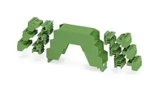 2707767: DIN RAIL HOUSING, UPPER, POLYAMIDE, GRN