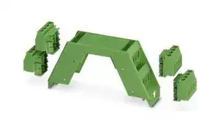 2907473: DIN RAIL HOUSING, UPPER, POLYAMIDE, GRN