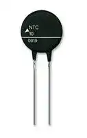 B57211P0100M301: Thermistor, ICL NTC, 10 ohm, -20% to +20%, Radial Leaded, B57211P0 Series
