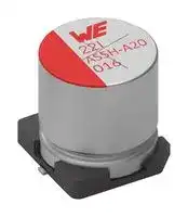 865230657014: SMD Aluminium Electrolytic Capacitor, Radial Can - SMD, 330 µF, 50 V, 5000 hours @ 105°C, Polar