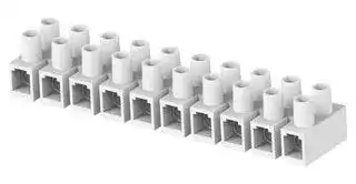 1-1776313-0: Panel Mount Barrier Terminal Block, 1 Row, 10 Ways, 14 AWG, 6 AWG, 14.5 mm, 65 A