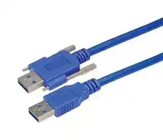 CAVISU3AA-1M: USB Cable, Type A Plug to Type A Plug, 1 m, 3.3 ft, USB 3.0, Blue