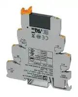 2900376: Solid State Relay, SPST-NO, 3 A, 33 VDC, DIN Rail, Spring Clamp