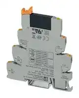 2900369: Solid State Relay, SPST-NO, 750 mA, 253 VAC, DIN Rail, Spring Clamp, Zero Crossing