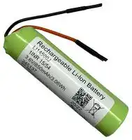 LI NCM14500J 1S1P: Rechargeable Battery, 3.6 V, Lithium Ion, 850 mAh, Wire Leads, 1