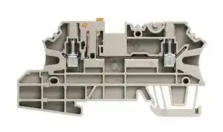 1143020000: DIN RAIL TERMINAL BLOCK, 2POS, 12AWG