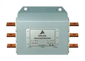 B84143B0180S080: Power Line Filter, General Purpose, 520 VAC, 180 A, Three Phase, 2 Stage, Chassis Mount