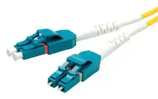 21.15.8781: Fibre Optic Cable, Singlemode, 2 Fibres, LC Duplex to LC Duplex, 1 m