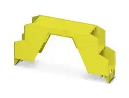 2695934: DIN RAIL HOUSING, UPPER, POLYAMIDE, YEL