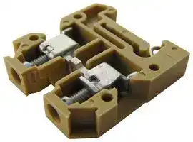 029436 AKZ4: DIN Rail Mount Terminal Block, 2 Ways, 26 AWG, 12 AWG, 4 mm², Screw, 41 A