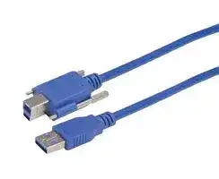 CAVISU3AB-3M: USB Cable, Type A Plug to Type B Plug, 3 m, 9.8 ft, USB 3.0, Blue