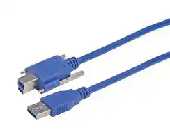 CAVISU3AB-5M: USB Cable, Type A Plug to Type B Plug, 5 m, 16.4 ft, USB 3.0, Blue