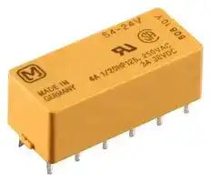 S4-DC24V: General Purpose Relay, S Series, Power, Non Latching, 4PST-NO, 24 VDC, 4 A