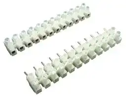 HYPS-01712: Panel Mount Barrier Terminal Block, Raised Base, 2 Row, 12 Ways, 10 mm, 6 A