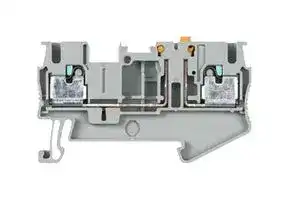 8WH6000-6AF00: DIN Rail Mount Terminal Block, Instrument Isolating, 2 Ways, 26 AWG, 12 AWG, 2.5 mm², Clamp, 20 A