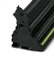 3214323: Fused Terminal Block, Safety Lever, 5 Ways, 4 mm², Screw, 28 A