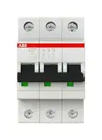 2CDS273001R0504: Thermal Magnetic Circuit Breaker, MCB, 3P, 25 kA, 230 V, 50 A