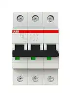 2CDS273001R0634: Thermal Magnetic Circuit Breaker, MCB, 3P, 25 kA, 230 V, 63 A