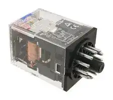 MKS3PIN-5  DC12: Power Relay, 3PDT, 12VDC, 10 A, MK-S Series, Socket, Non Latching
