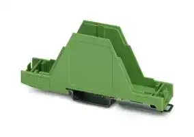 2708009: DIN RAIL HOUSING, LOWER, POLYAMIDE, GRN