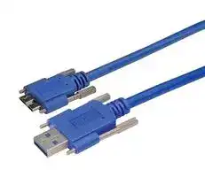 CAVISU3AMICB-2-03M: USB Cable, Type A Plug to Micro Type B Plug, 300 mm, 11.8 ft, USB 3.0, Blue