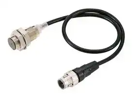 E2E-X12B1T18-M1TJ 0.3M: Proximity Sensor, Inductive, 12 mm, PNP/SPST-NO, M18, 10 to 30 VDC