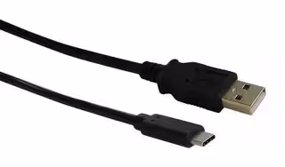SC-2CAK030M: USB Cable, Type C USB Plug to Type A USB Plug, 3 m, 9.84 ft, USB 2.0, Black