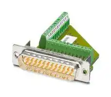 1689789: Terminal Block Interface, D Sub 25 Position Plug, Screw Terminal, 5 A, 60 V