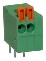CSTBP254H/2: Wire-To-Board Terminal Block, 2.54 mm, 2 Ways, 28 AWG, 16 AWG, 1.3 mm², Push In