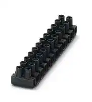 3240177: Panel Mount Barrier Terminal Block, 2 Row, 24 Ways, 16 AWG, 8 AWG, 11.5 mm, 57 A